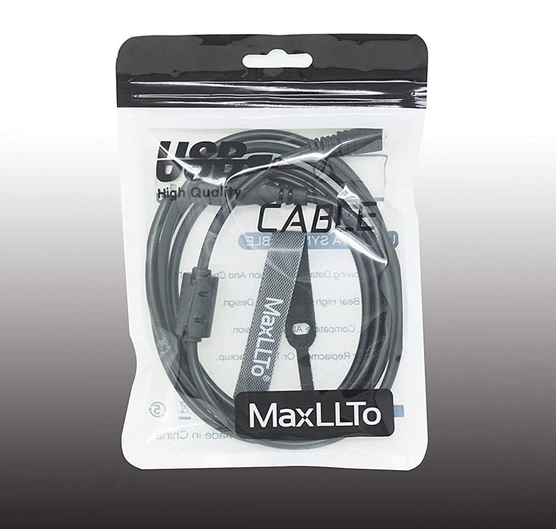MaxLLTo USB Cable for Olympus Tough FE-3000 FE-250 FE-240 FE-230 190, Extra Long 5ft 2in1 USB Data SYNC-Charge Charging Cable Cord for Olympus FE-3000 FE-250 FE-240 FE-230 190 Camera - Image 4